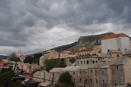 Mostar's Old Town- it's almost entirely made of stone buildings, including the shingles on the roofs. Imagine shoveling in the wintertime!