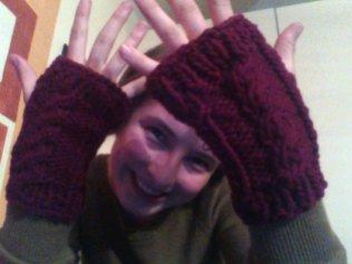 my fingerless gloves!